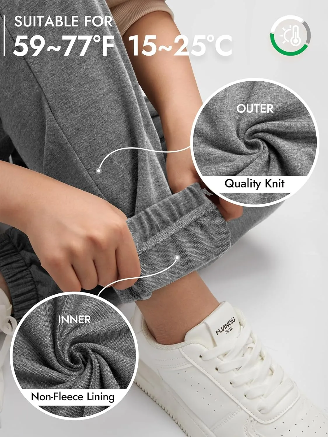 ATHMILE Baggy Sweatpants for Women with Pockets-Lounge Womens Pajams Pants-Womens Running Joggers Fall Clothes Outfits 2025