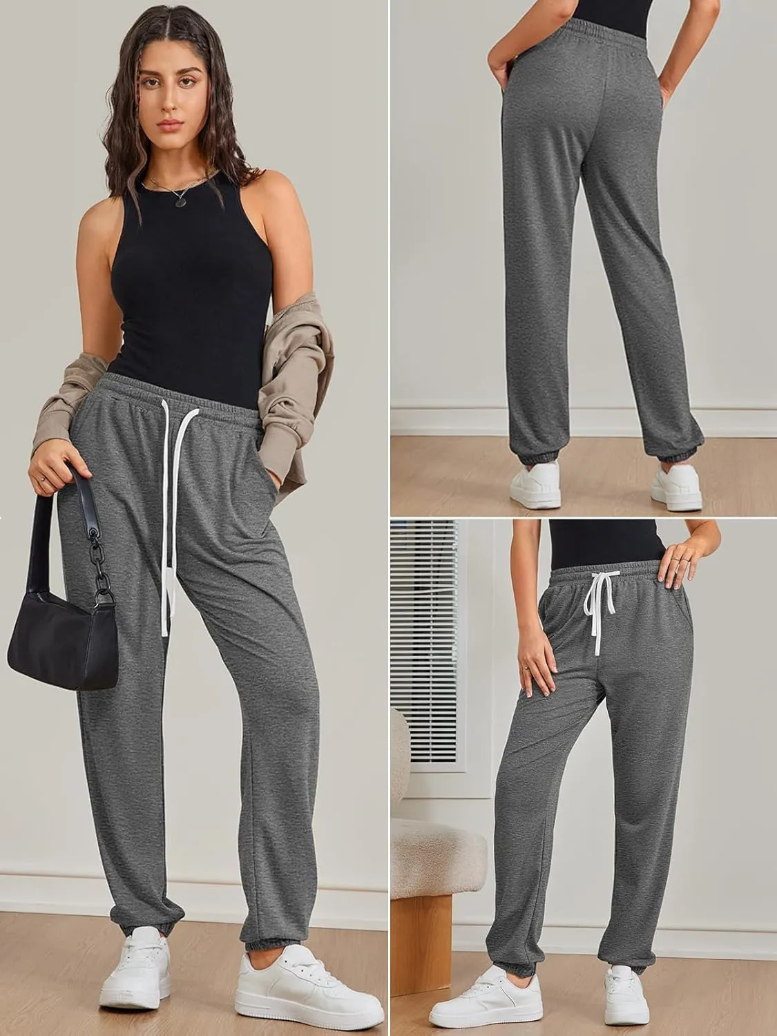 ATHMILE Baggy Sweatpants for Women with Pockets-Lounge Womens Pajams Pants-Womens Running Joggers Fall Clothes Outfits 2025