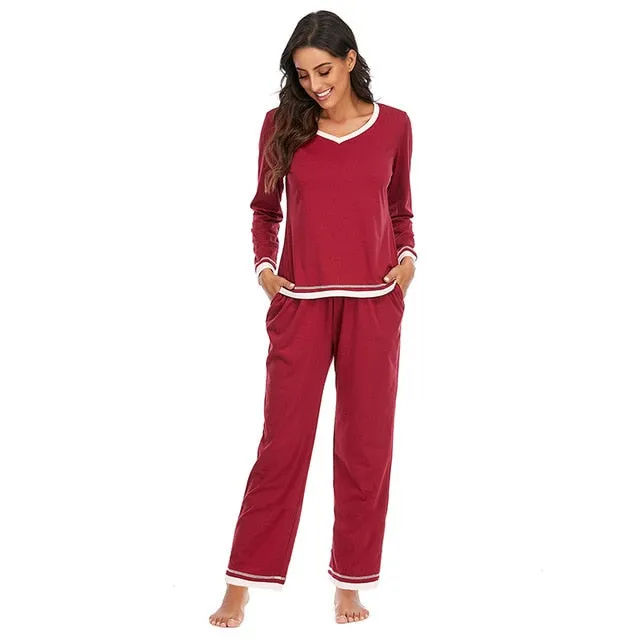 Autumn And Winter Sleepwear set