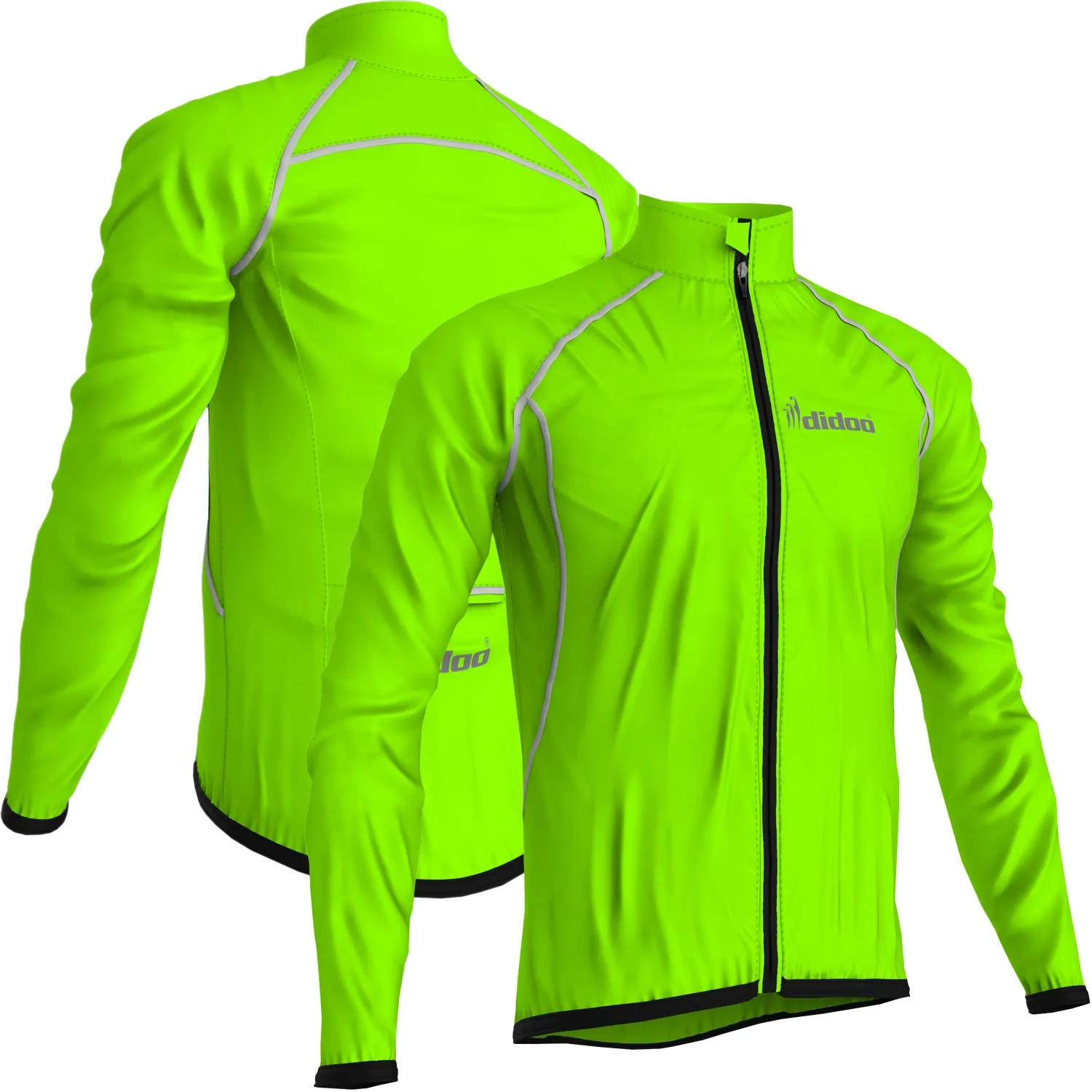 Cycling jacket waterproof mens with Lightweight Breathable Reflective and Cold weather WP-1301
