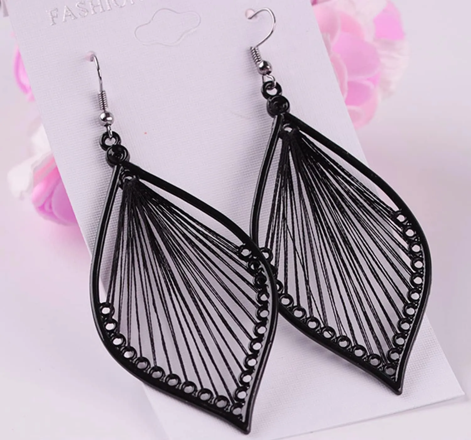 Earrings for Women Colorful Layered Leaf Earrings Bohemian Dangle Drop Tassel Silver Earrings Women Gifts