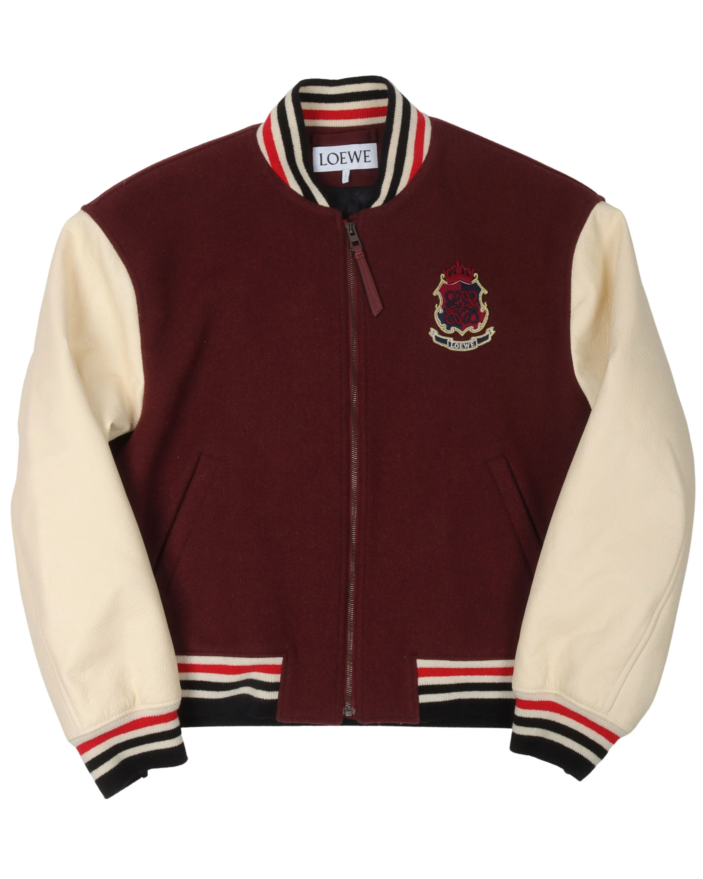 Floral Varsity Jacket