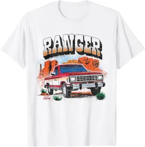 Ford - Ranger Truck 1983 Outdoor Desert Mountain Landscape T-Shirt