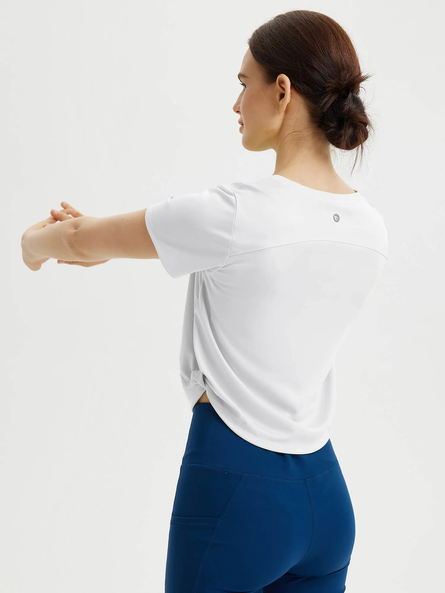 Fresh Horizon Twist Knot Short Sleeve Tee