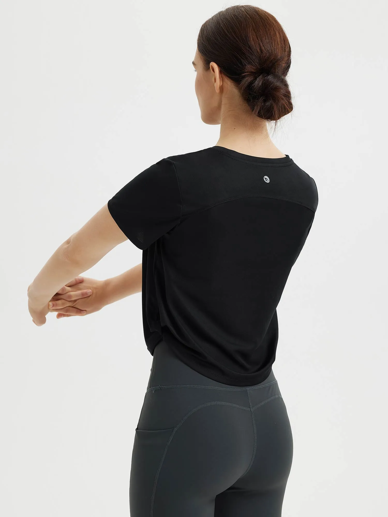 Fresh Horizon Twist Knot Short Sleeve Tee