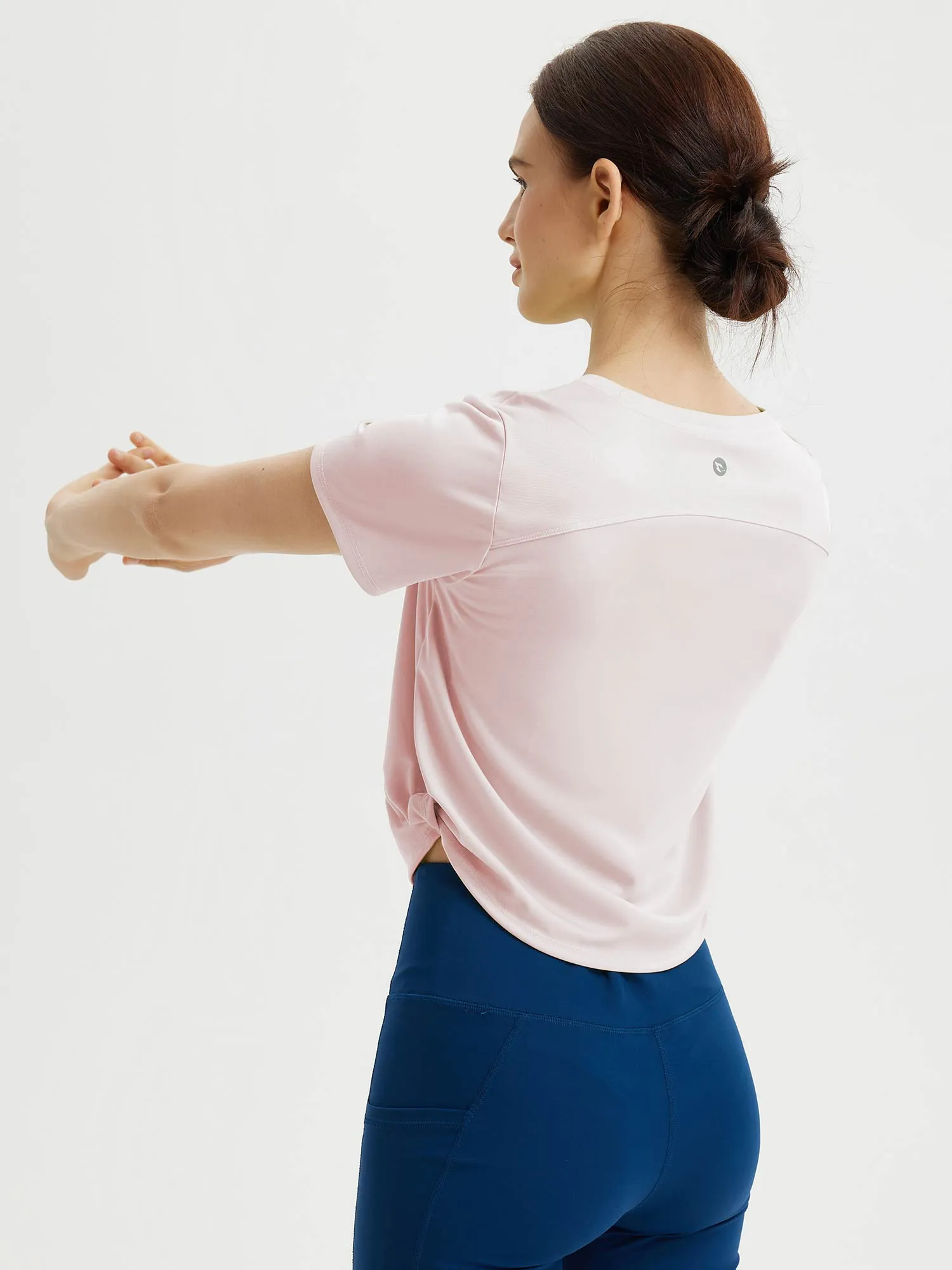 Fresh Horizon Twist Knot Short Sleeve Tee