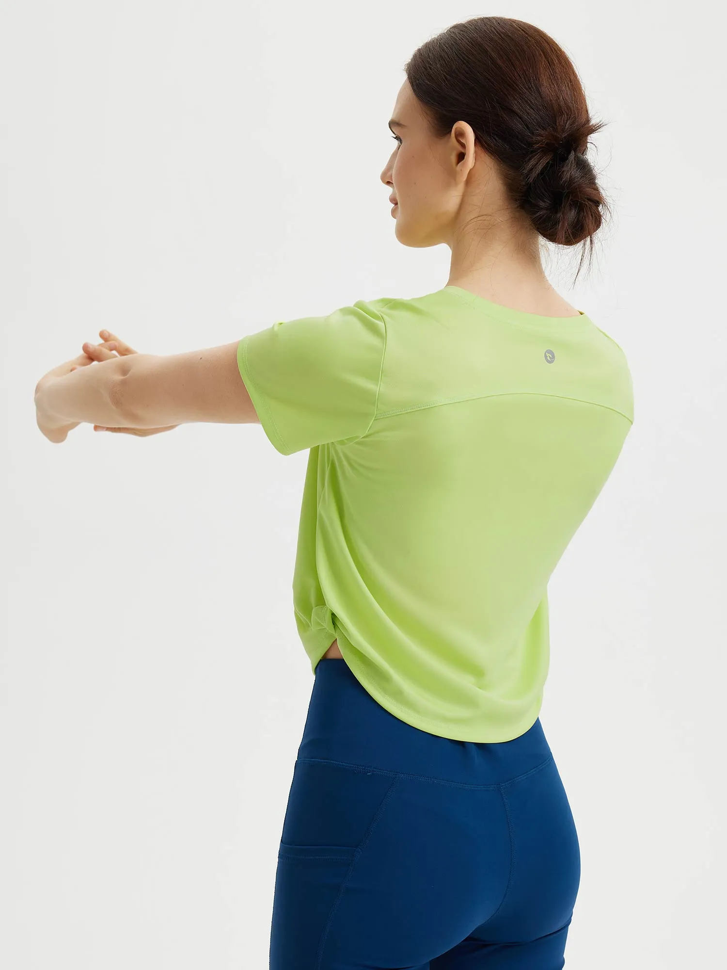 Fresh Horizon Twist Knot Short Sleeve Tee