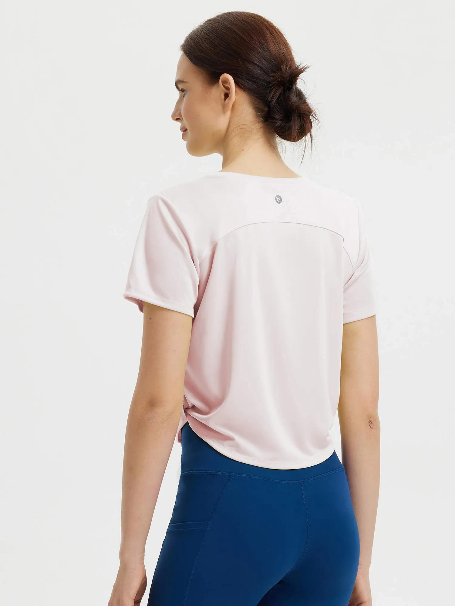 Fresh Horizon Twist Knot Short Sleeve Tee