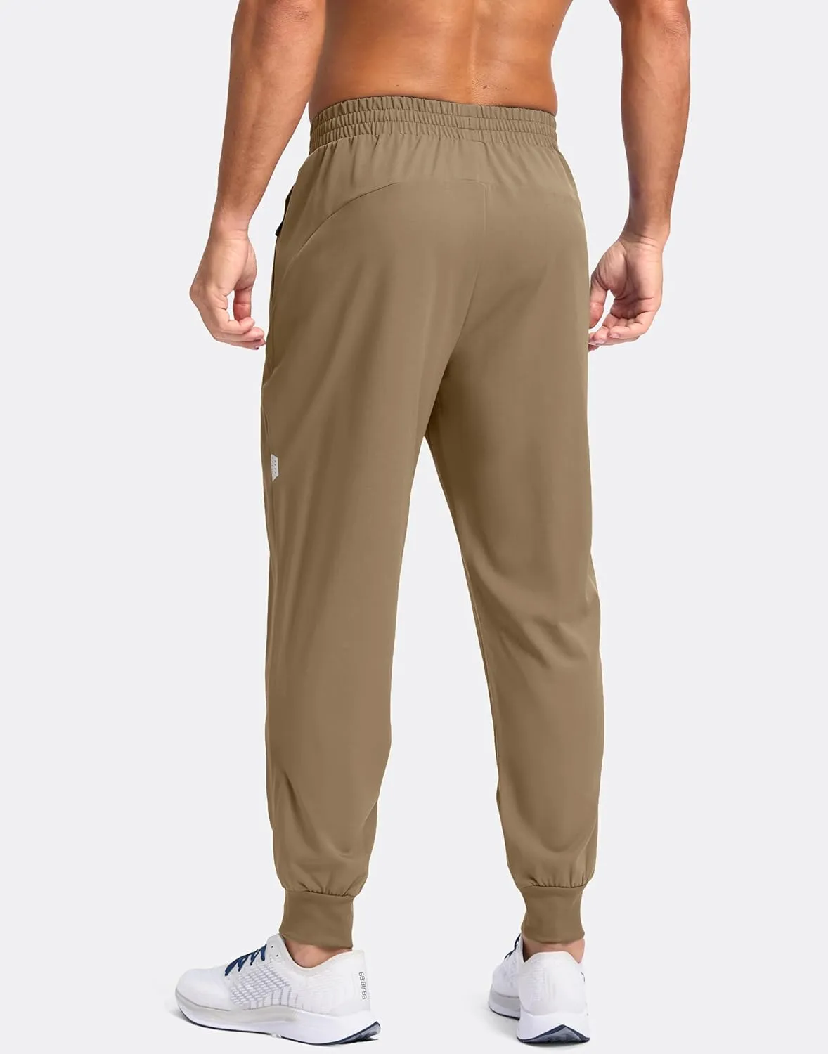 G Gradual Men's Joggers with Zipper Pockets Lightweight Athletic Workout Pants Quick Dry Sweatpants for Men Running Hiking