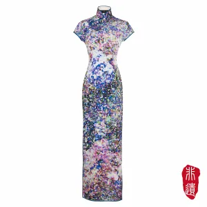 【GARDEN】Masterpiece Collection Haute Couture 100% Silk Cheongsam (Cap Sleeve/Tailored Fit)