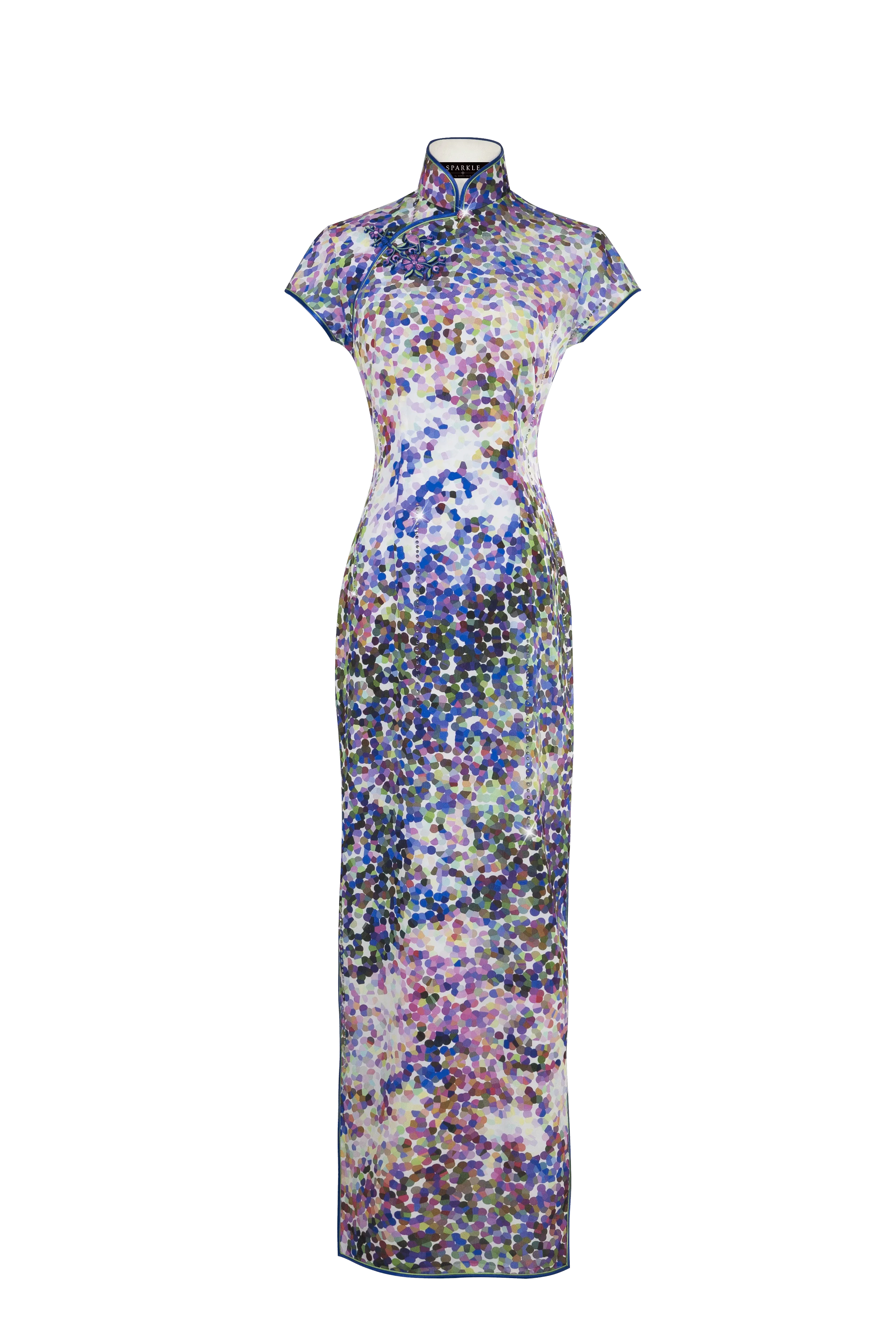 【GARDEN】Masterpiece Collection Haute Couture 100% Silk Cheongsam (Cap Sleeve/Tailored Fit)