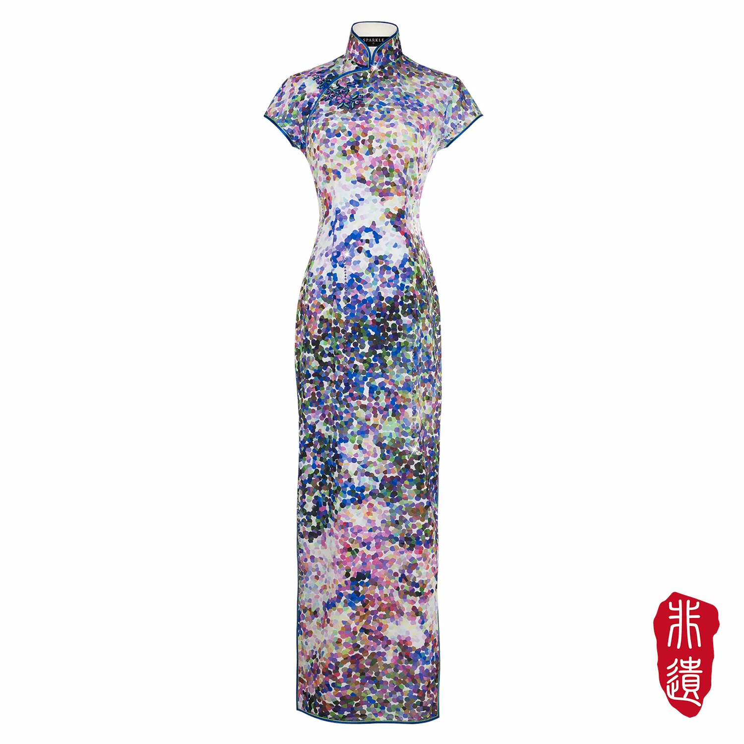 【GARDEN】Masterpiece Collection Haute Couture 100% Silk Cheongsam (Cap Sleeve/Tailored Fit)
