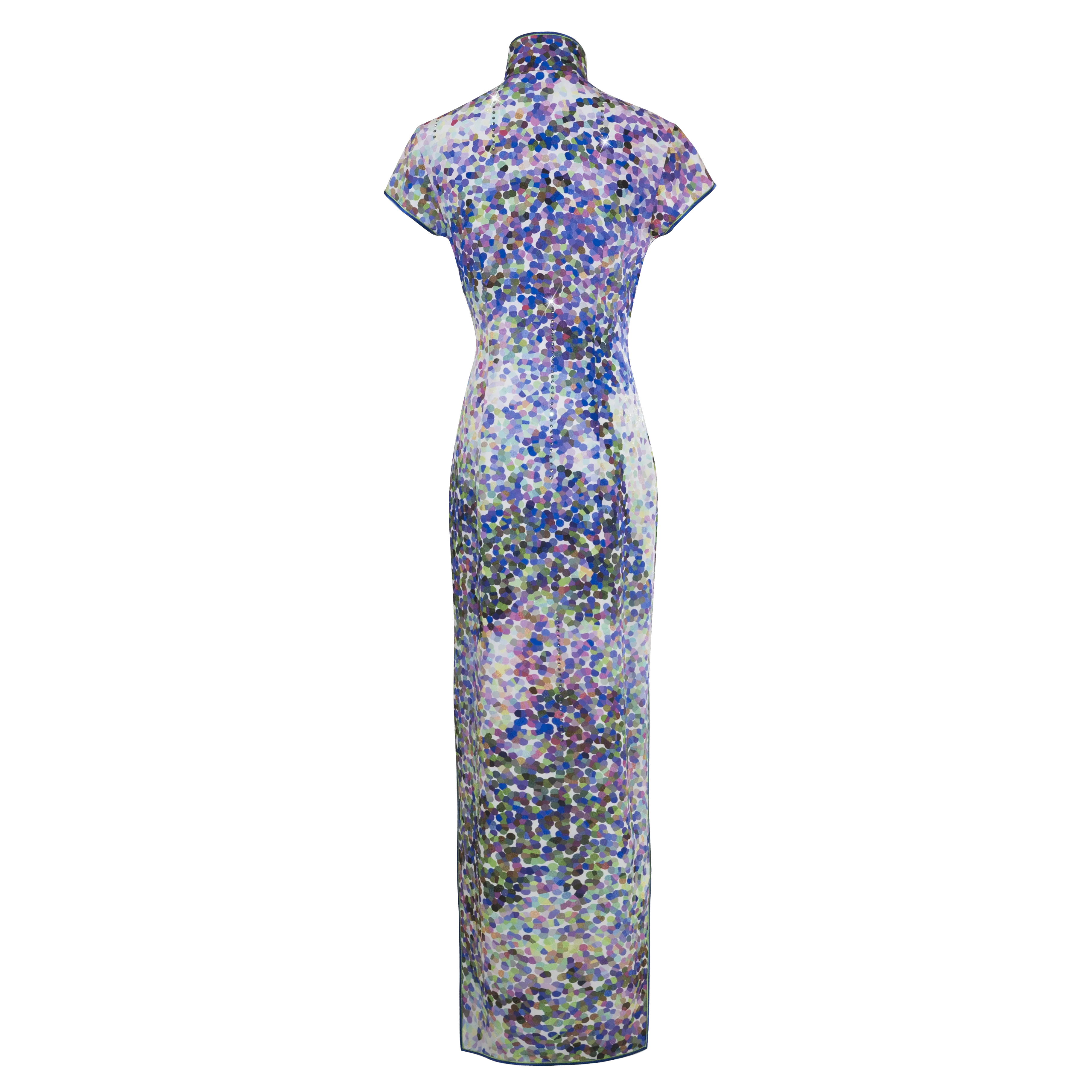 【GARDEN】Masterpiece Collection Haute Couture 100% Silk Cheongsam (Cap Sleeve/Tailored Fit)