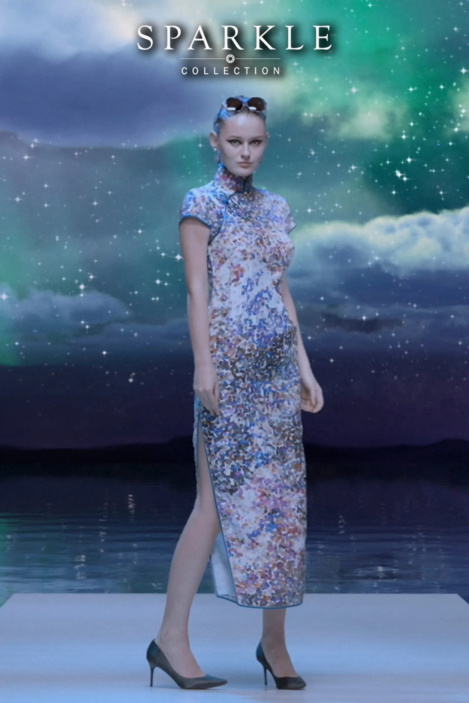【GARDEN】Masterpiece Collection Haute Couture 100% Silk Cheongsam (Cap Sleeve/Tailored Fit)