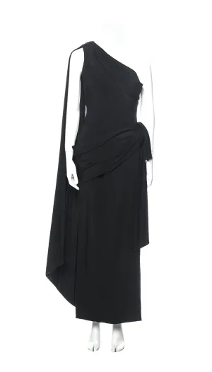 GIVENCHY Haute Couture One Shoulder Evening Gown