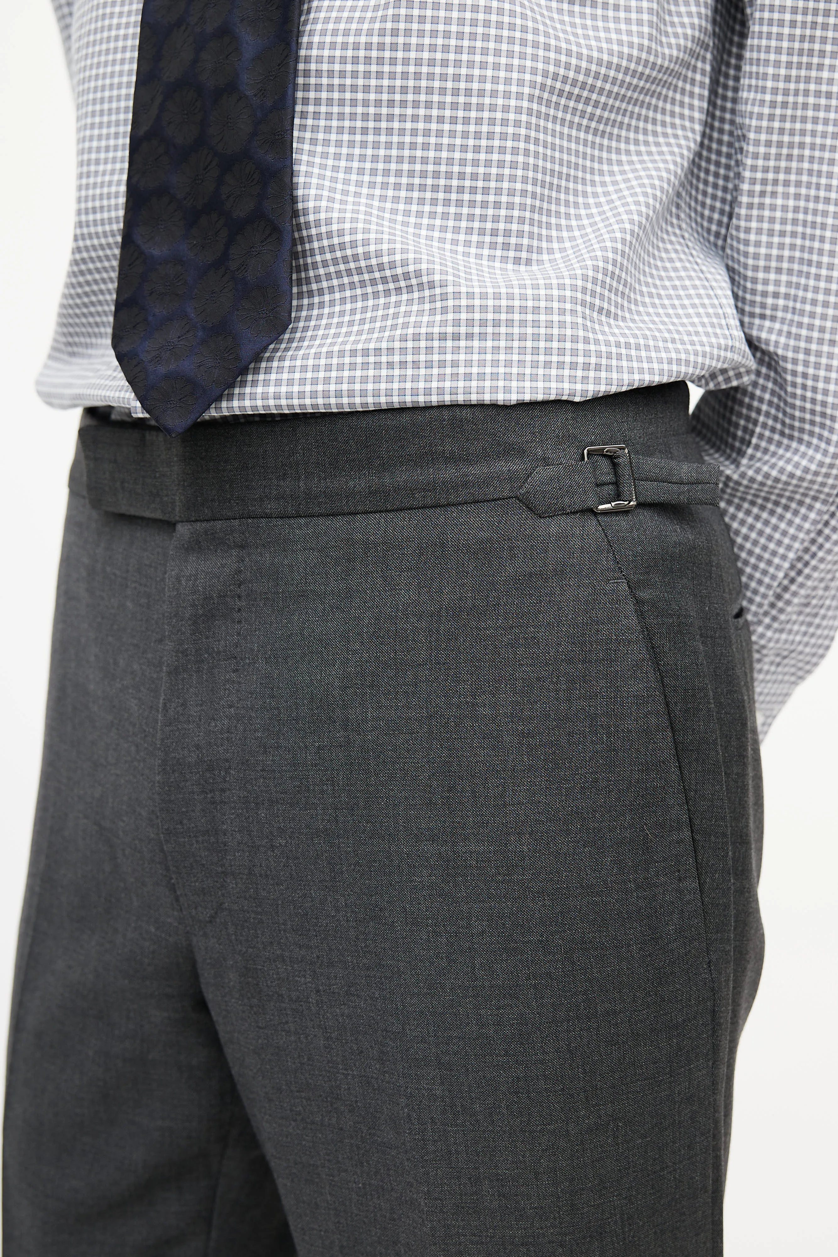 Grey Wool Three Piece Suit