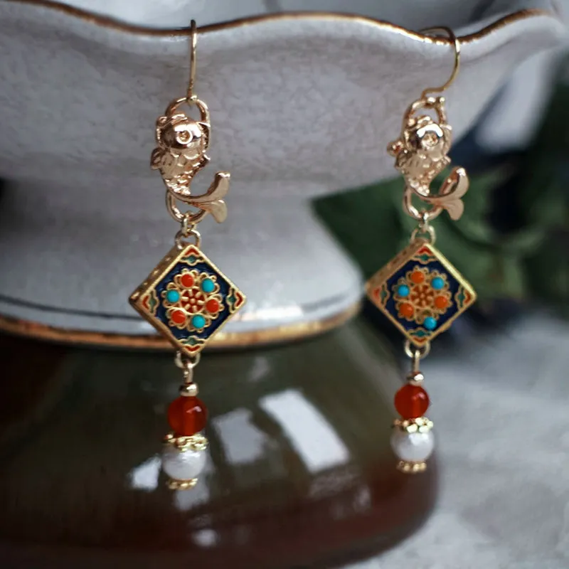 Hao Yun 好运连连 Good Luck Charm Earrings