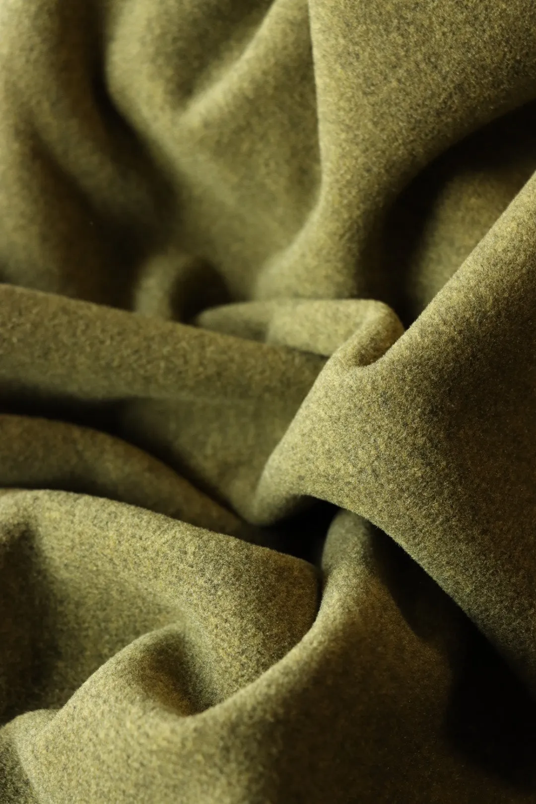 Heathered Guac Polartec Thermal Pro Double Sided Fleece