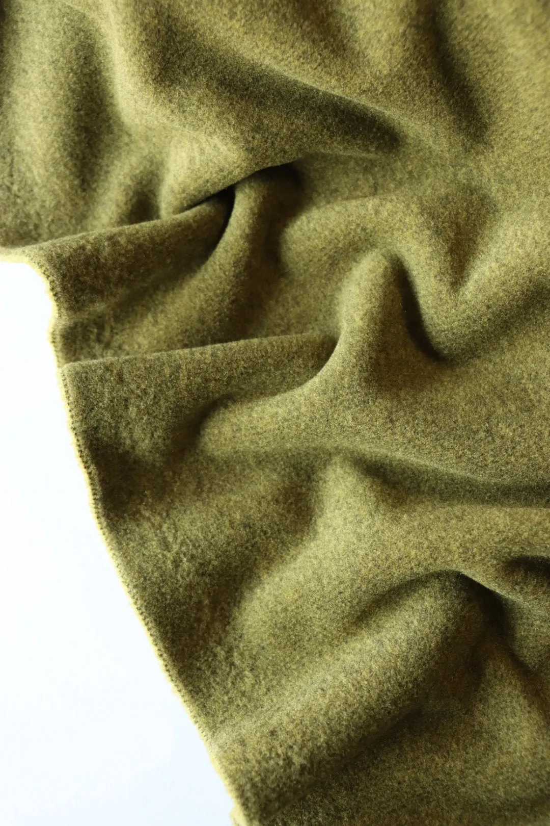 Heathered Guac Polartec Thermal Pro Double Sided Fleece