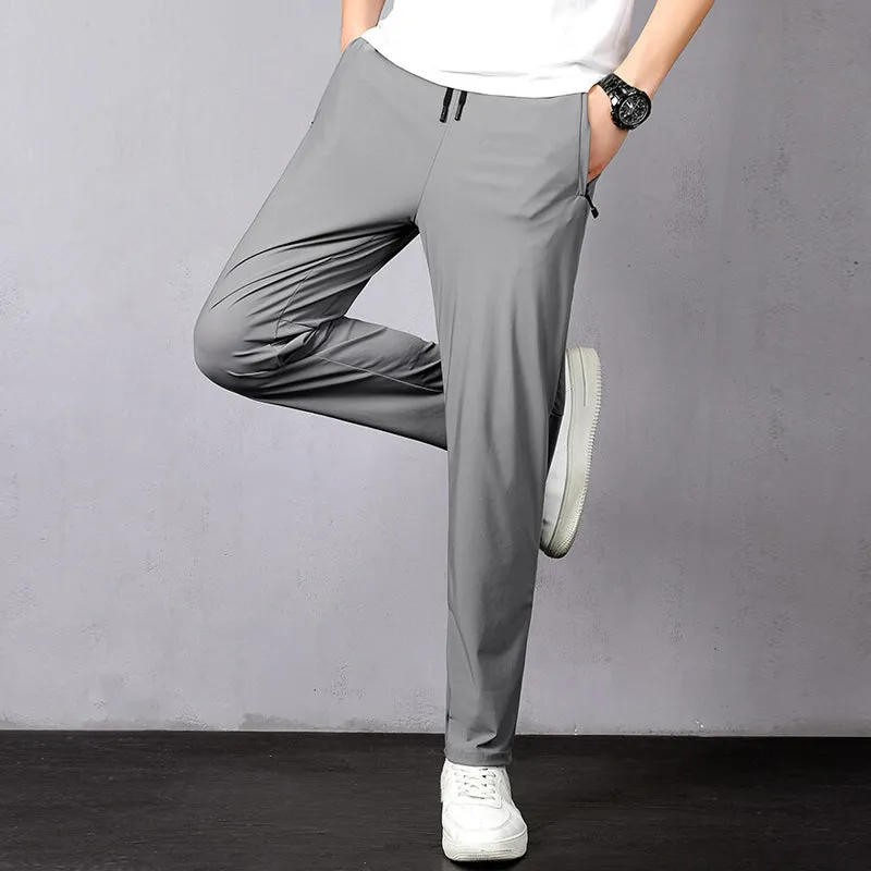Ice Silk Thin Sweat Absorbent Quick Dry Pants