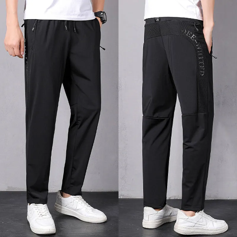 Ice Silk Thin Sweat Absorbent Quick Dry Pants