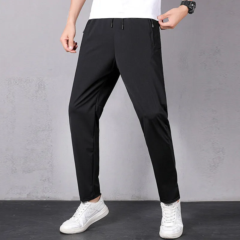 Ice Silk Thin Sweat Absorbent Quick Dry Pants