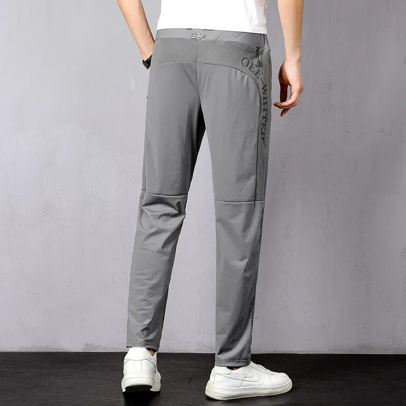 Ice Silk Thin Sweat Absorbent Quick Dry Pants