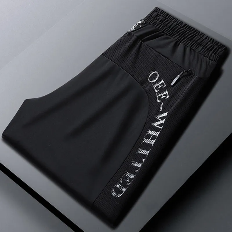 Ice Silk Thin Sweat Absorbent Quick Dry Pants