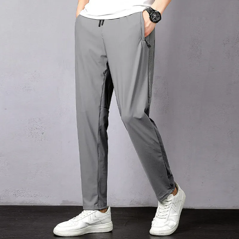 Ice Silk Thin Sweat Absorbent Quick Dry Pants