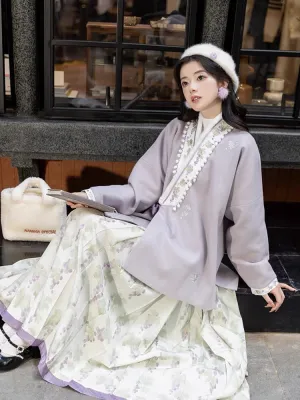 Lavender Modern Chinese Song Style Hanfu