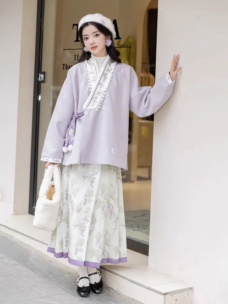 Lavender Modern Chinese Song Style Hanfu