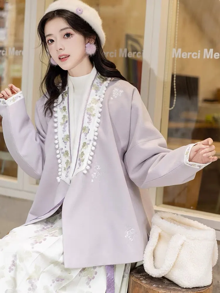 Lavender Modern Chinese Song Style Hanfu