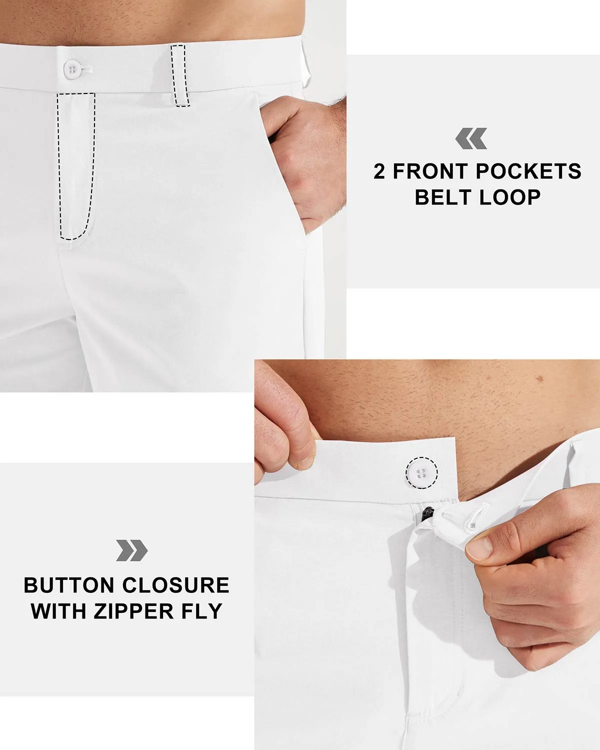 Libin Men's 32" Stretch Casual Golf Pants