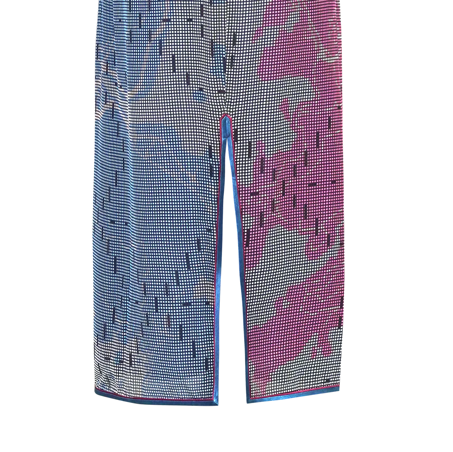 【MAP OF HK】100% Silk Cheongsam - Mesh Version (Cap Sleeve)