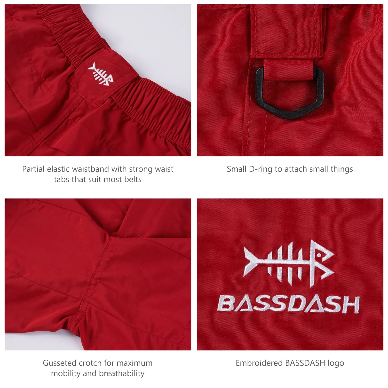 Men's 8in Quick Dry Water Resistant UPF 50  Shorts