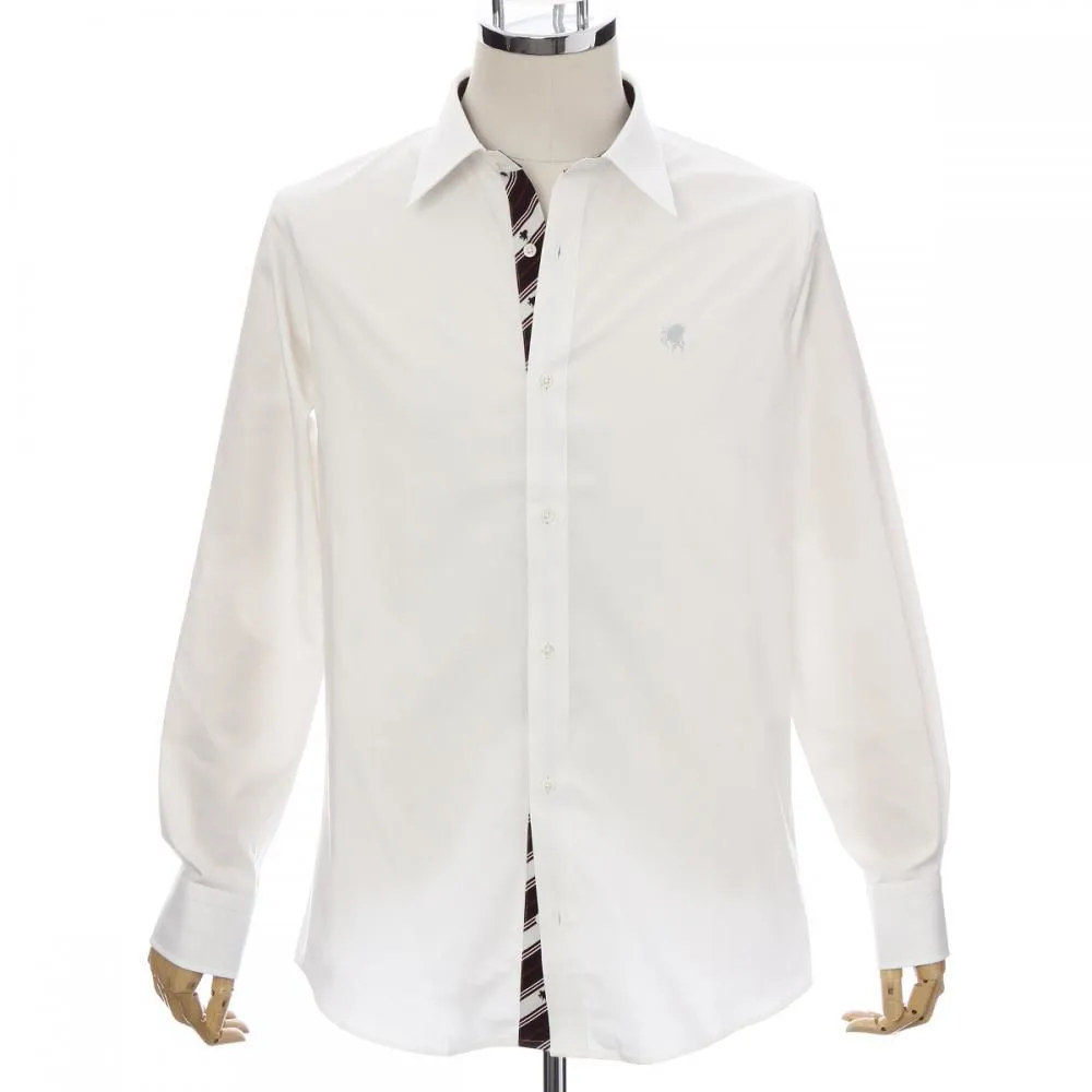 Men’s Long Sleeve Regular Fit Cotton Dress Shirt -13. Miracle Pegasus Design Made in Japan