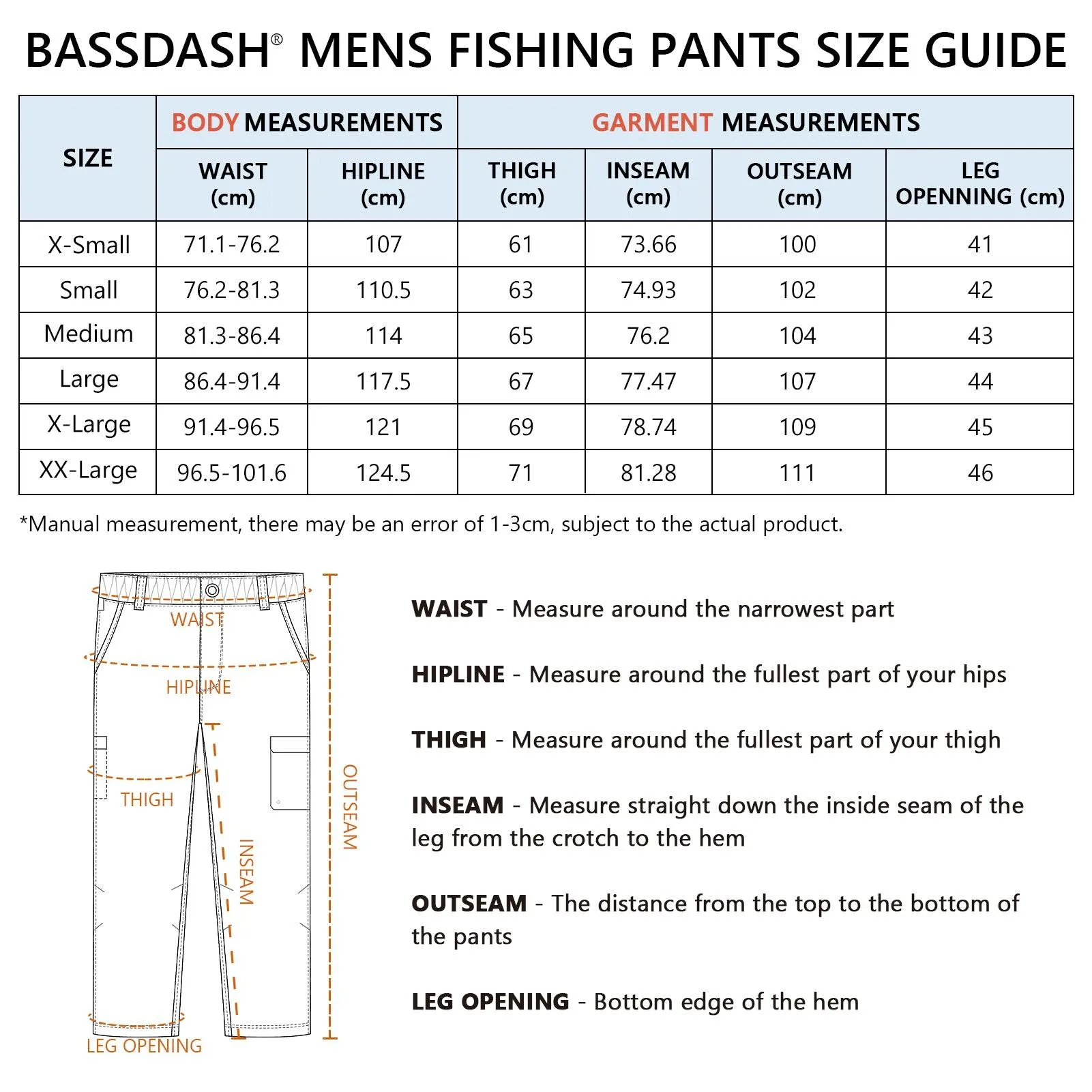Men’s Quick Dry Elastic Waist Fishing Pants FP05M