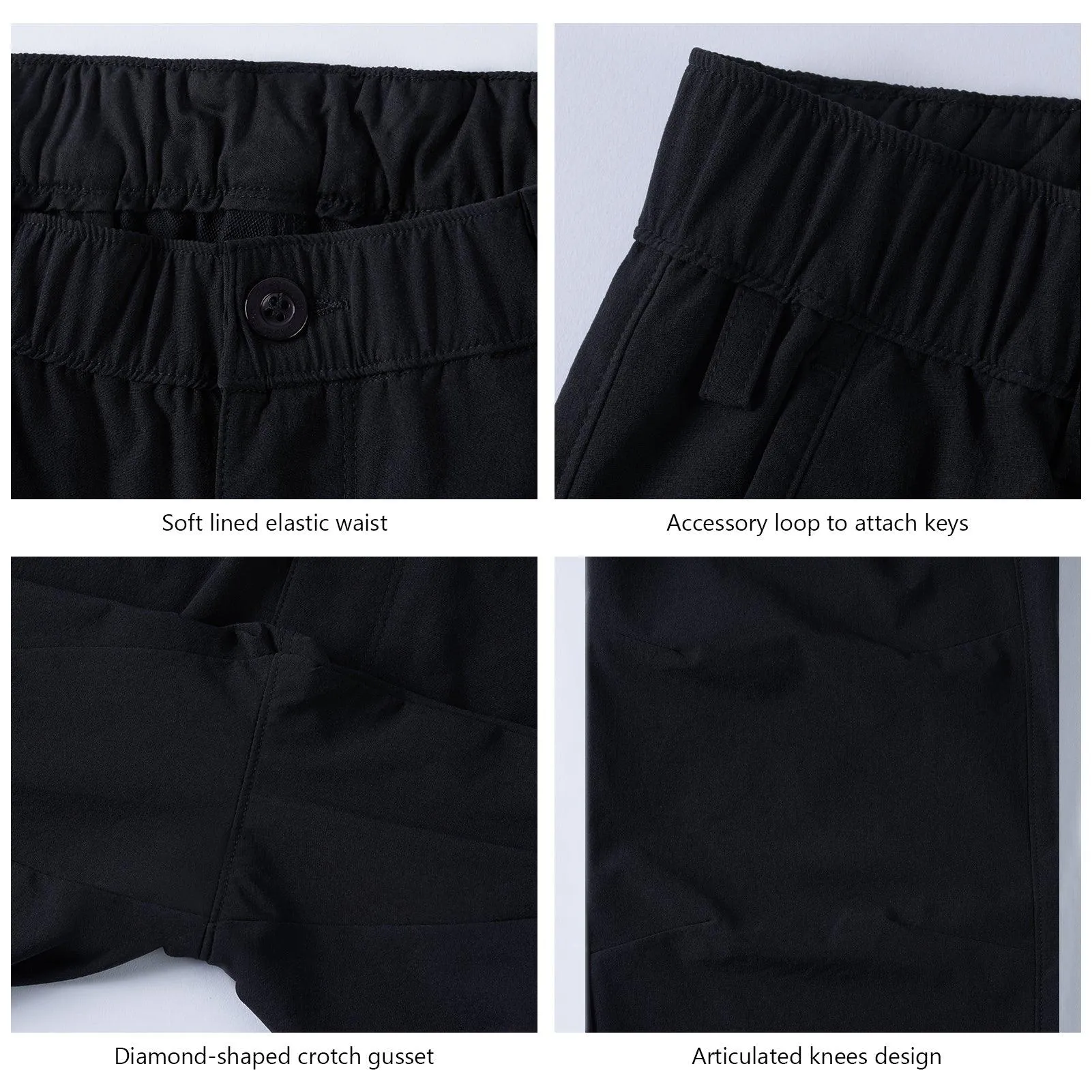 Men’s Quick Dry Elastic Waist Fishing Pants FP05M