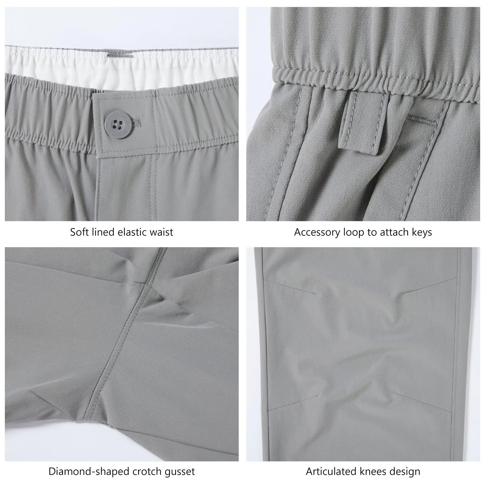 Men’s Quick Dry Elastic Waist Fishing Pants FP05M