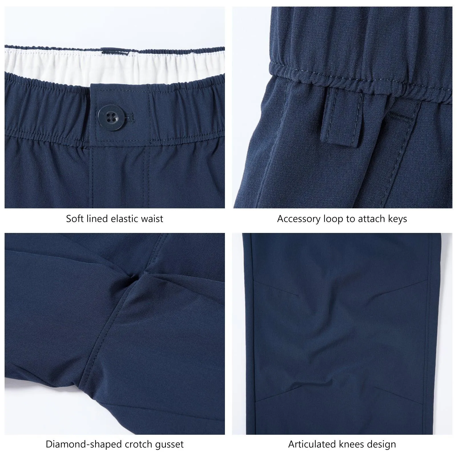 Men’s Quick Dry Elastic Waist Fishing Pants FP05M