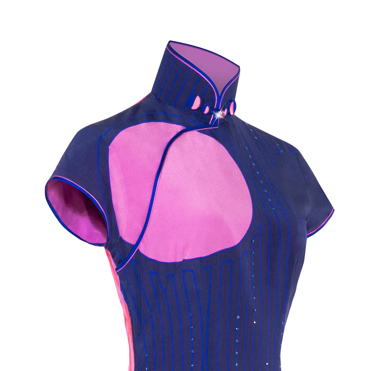 【PEARL OF HK】100% Silk Cheongsam (Cap Sleeve)