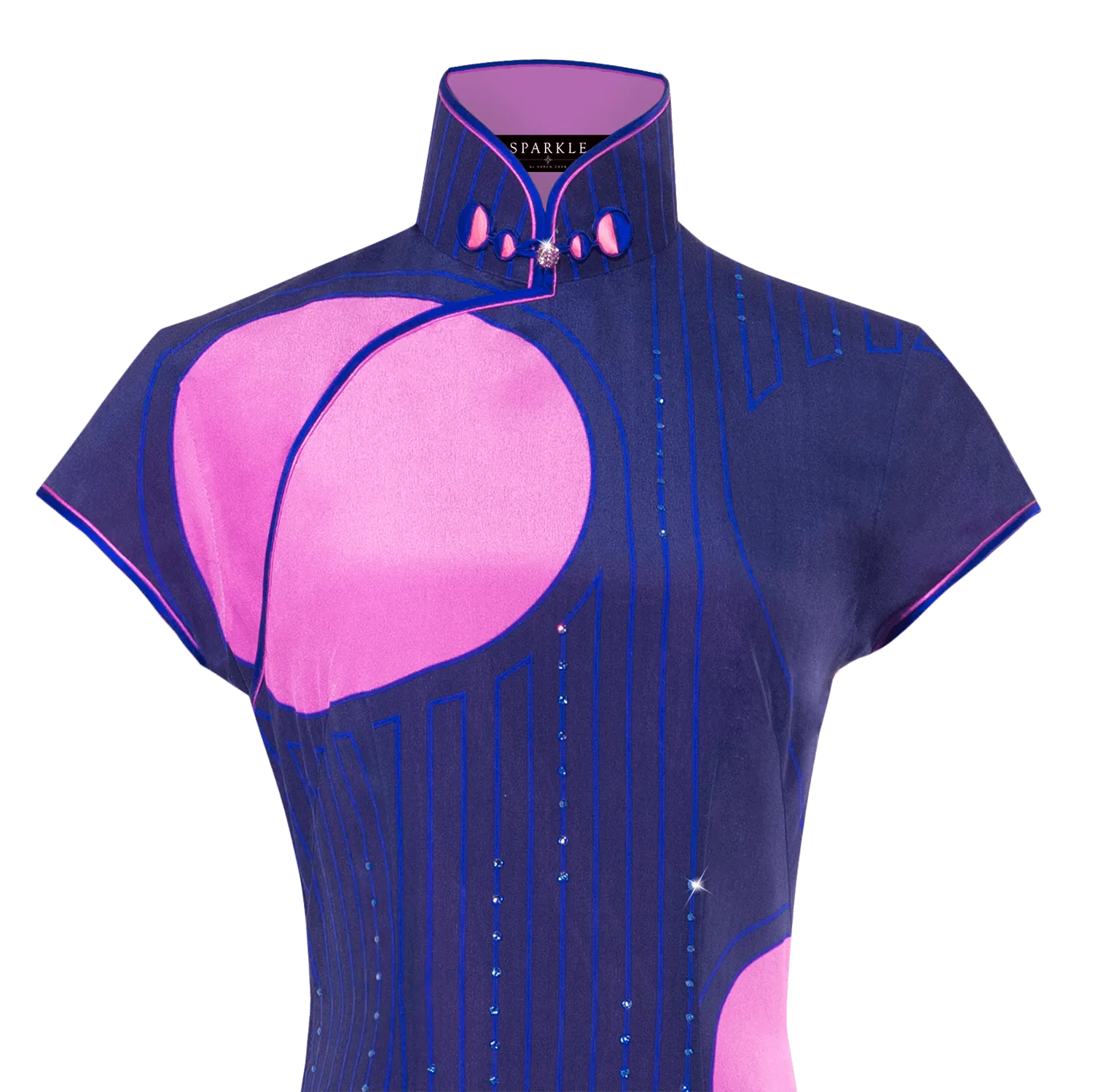 【PEARL OF HK】Masterpiece Collection Haute Couture 100% Silk Cheongsam (Cap Sleeve/Tailored Fit)