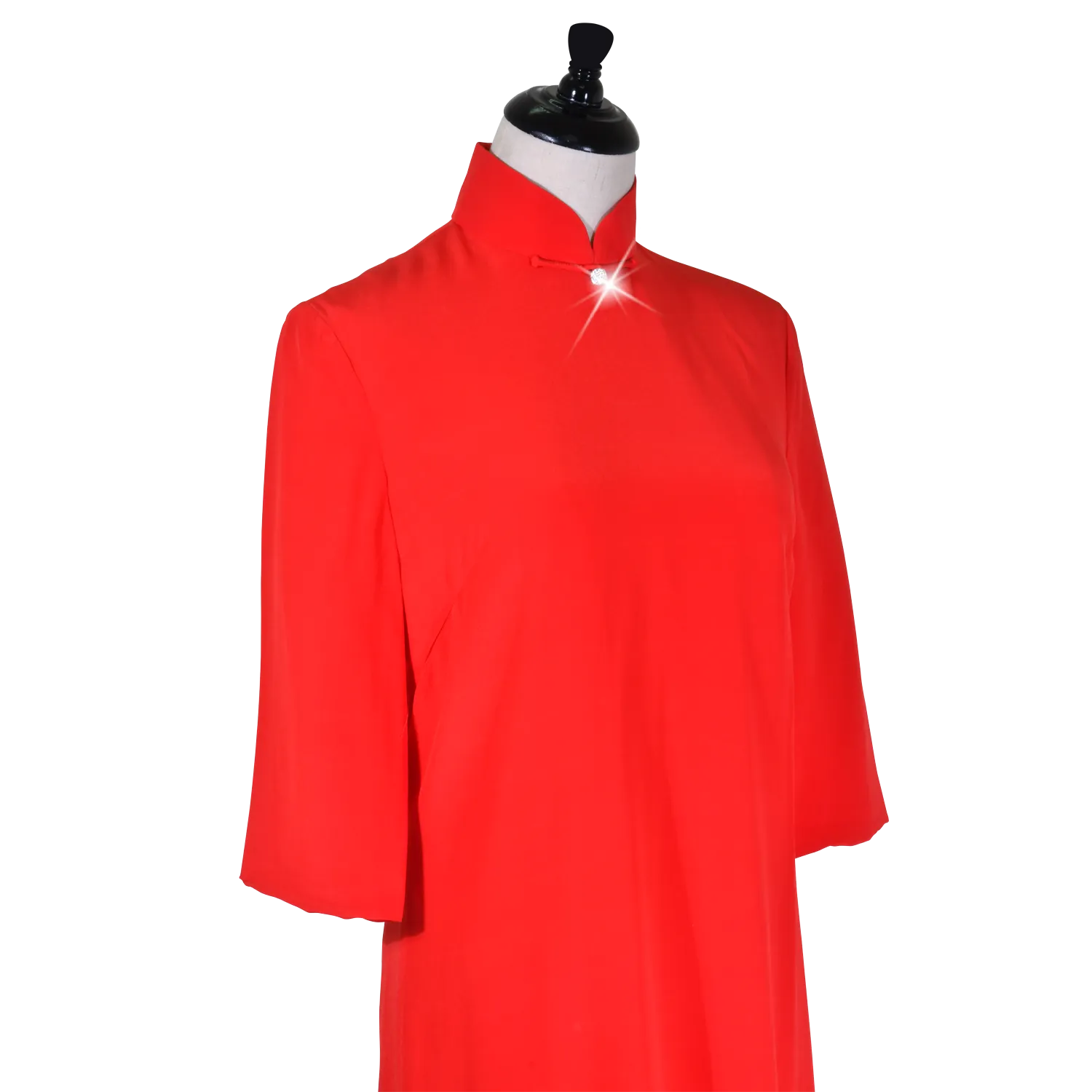 【PEONY】100% Silk Cheongsam (Mid Sleeve)