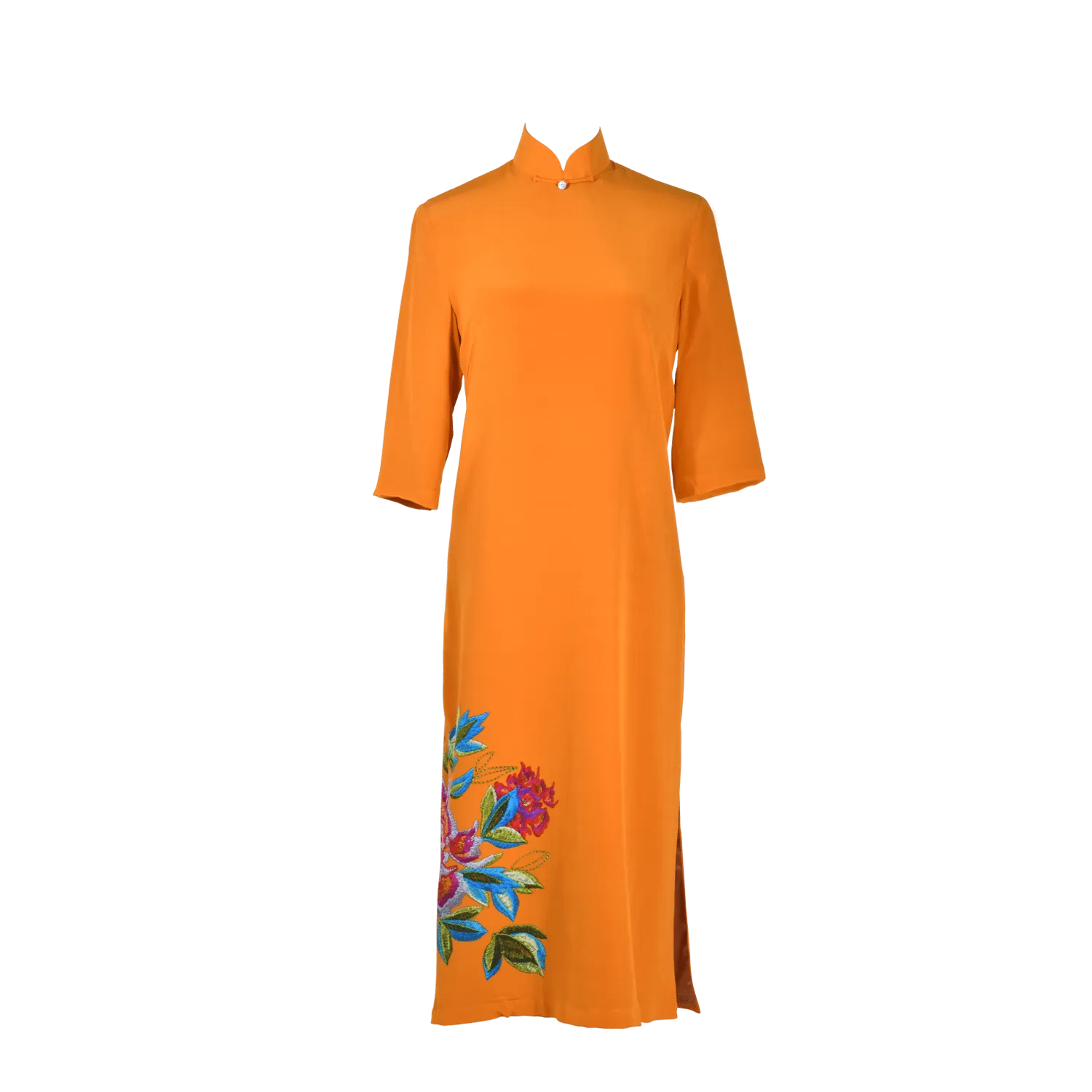 【PEONY】100% Silk Cheongsam (Mid Sleeve)