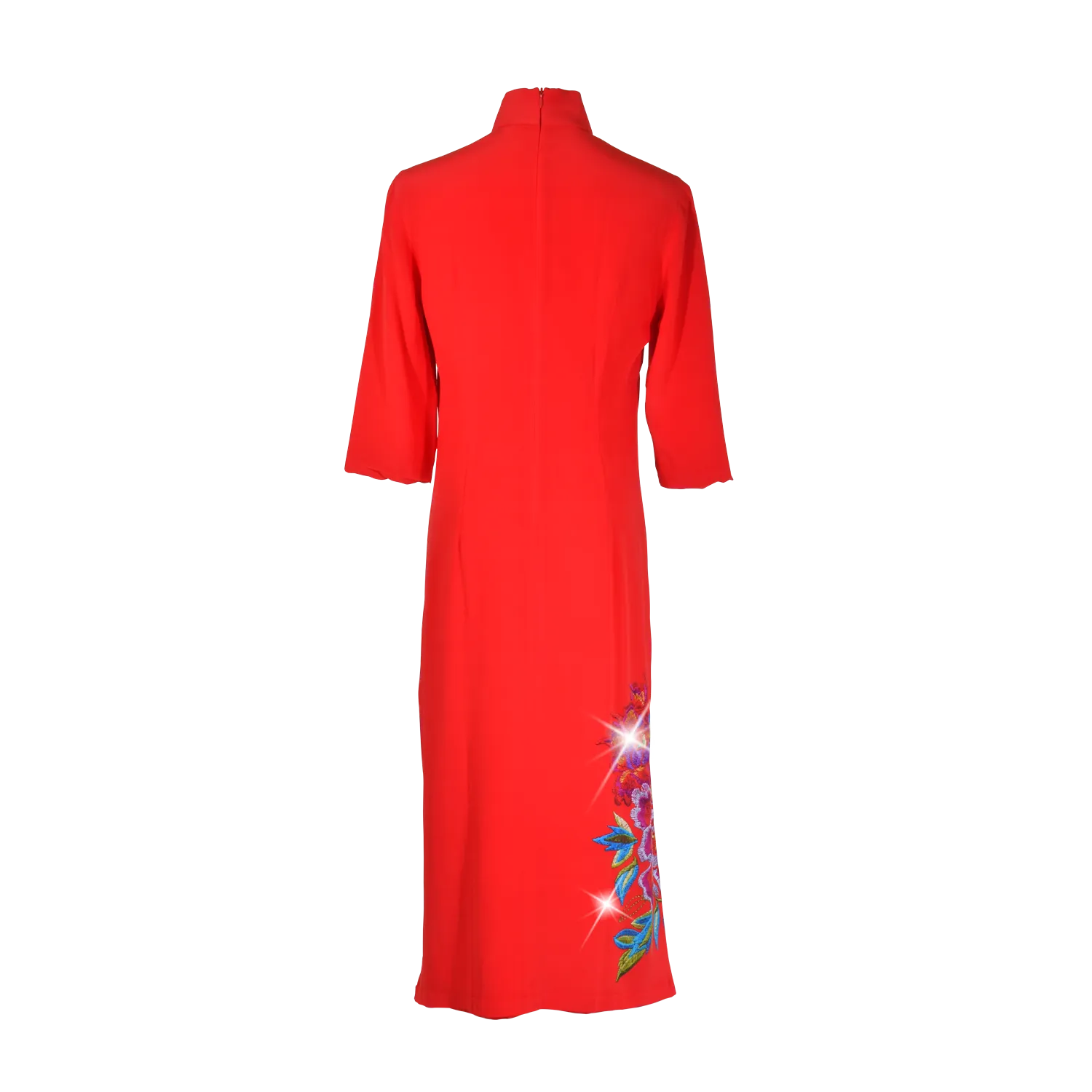 【PEONY】100% Silk Cheongsam (Mid Sleeve)