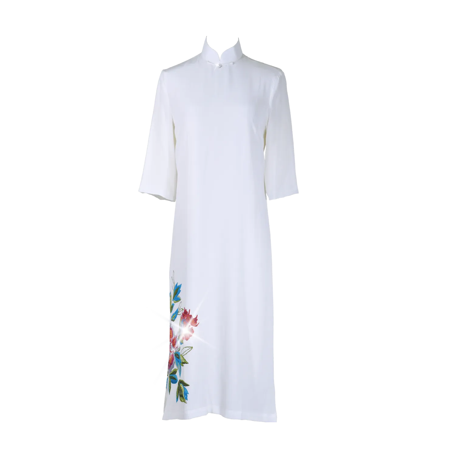 【PEONY】100% Silk Cheongsam (Mid Sleeve)