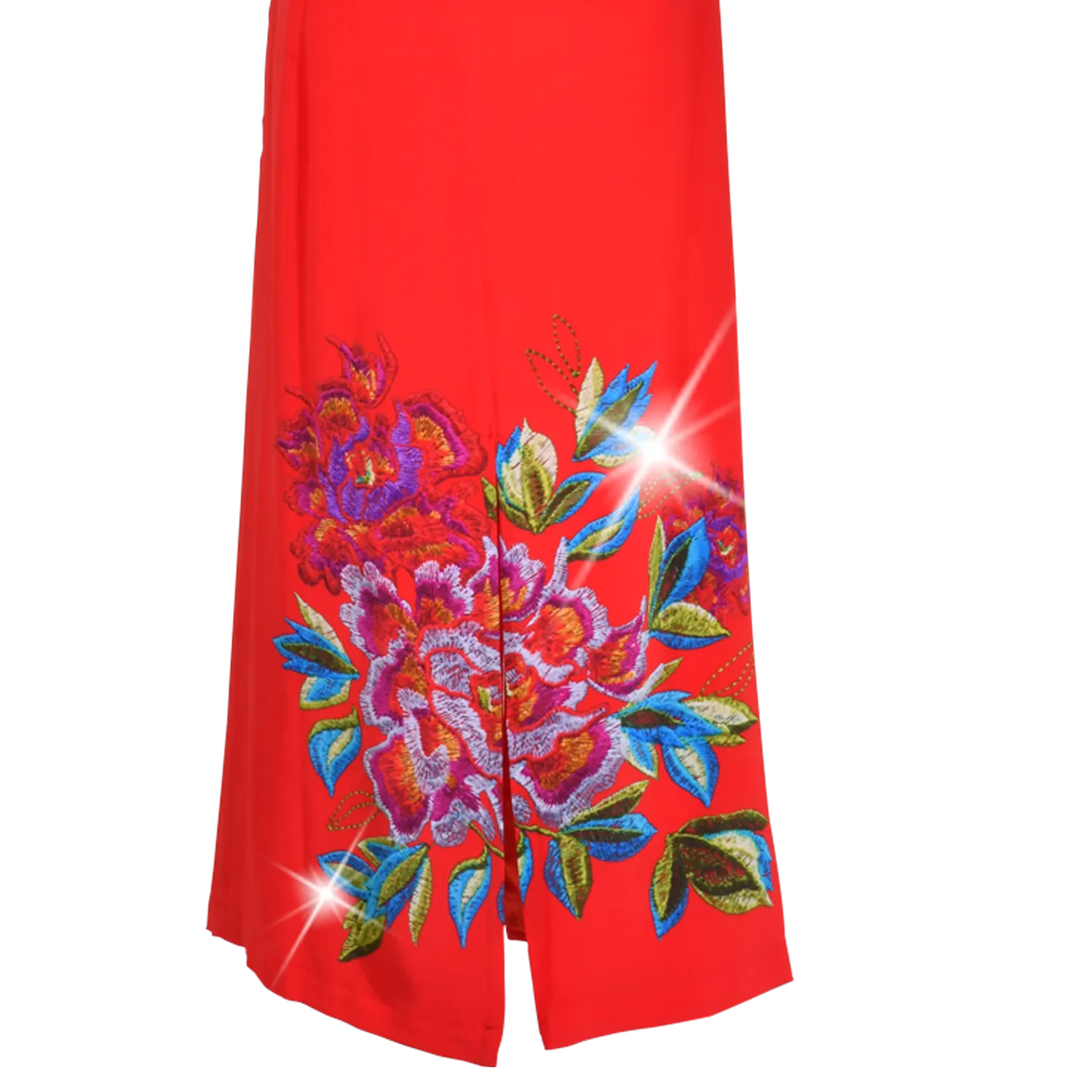 【PEONY】100% Silk Cheongsam (Mid Sleeve)
