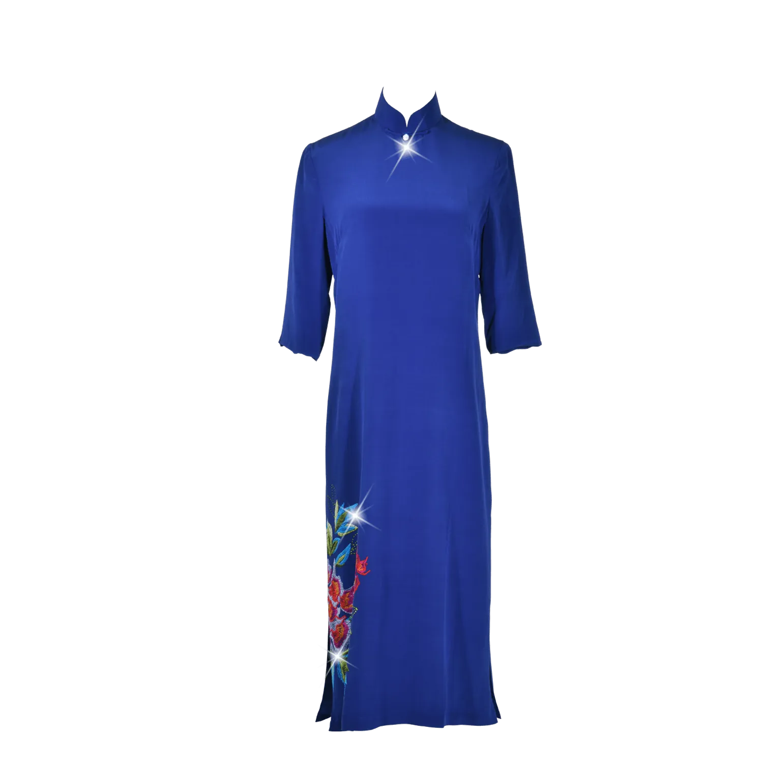 【PEONY】100% Silk Cheongsam (Mid Sleeve)
