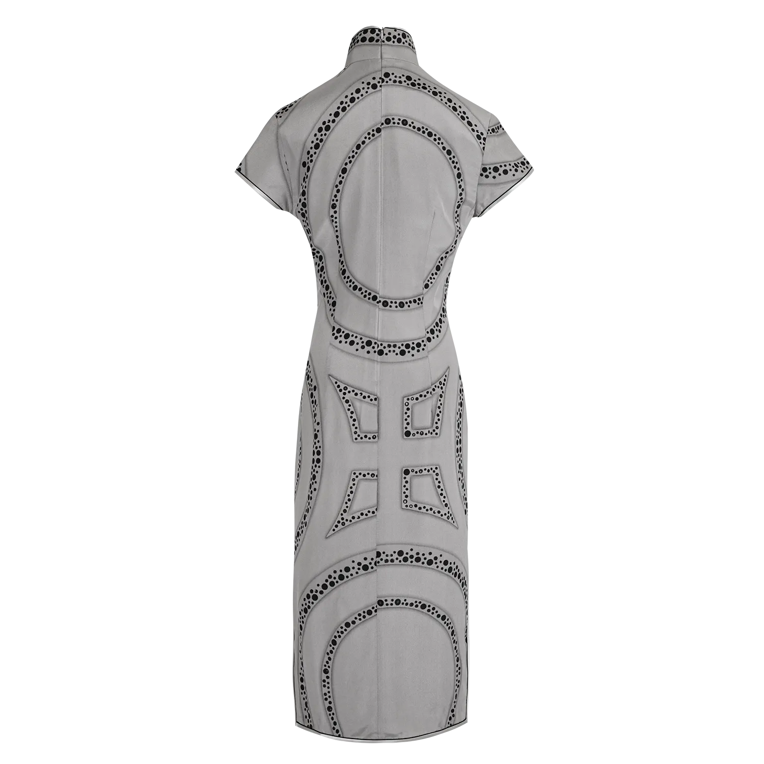 【PROSPERITY】100% Silk Cheongsam (Cap Sleeve)