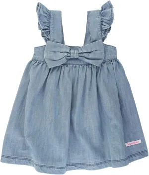 RuffleButts Baby/Toddler Girls Spring Summer Sleeveless Style Dress